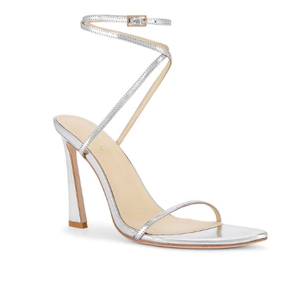 RAYE Moxxi Heel in Silver Metallic – EUC Size 7.5 - Picture 2 of 7